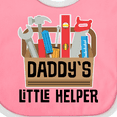 thumbnail image 4 of Inktastic Daddys Little Helper Tool Box Boys or Girls Baby Bib, 4 of 4