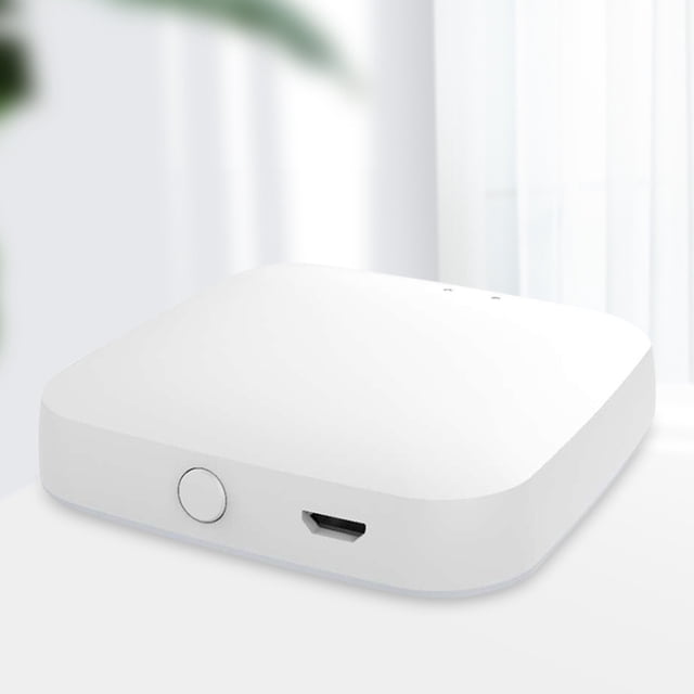 Concentrador De Puerta De Enlace Inteligente Gateway MOES Smart Hub WiFi Compatible con Bluetooth Tuya ZigBee Modo múltiple