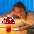 thumbnail image 4 of xjwjuw Mushroom Night Light, Kids Bedroom Lamp with 3 Color Modes, Eye Protection, Durable, Ideal for Home Decor, Living Room, College Dorm, Girl Gift, 4 of 5