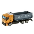 thumbnail image 2 of Modelo de Camión Volquete 1:64 perfecl Juguetes de Coches amarillo negro, 2 of 8