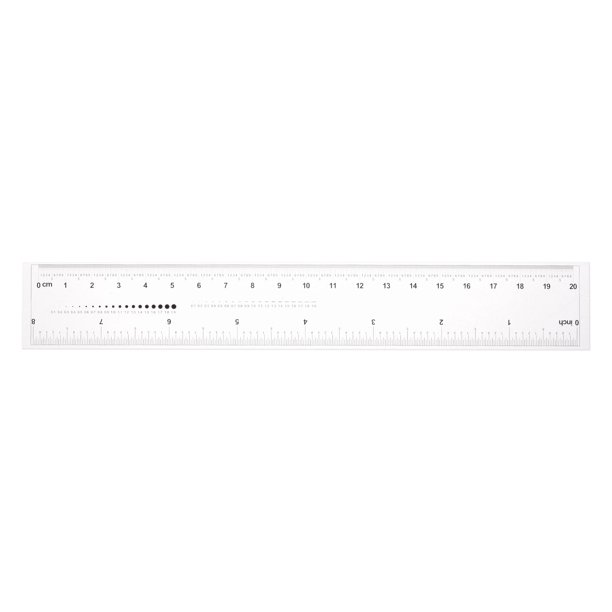 Flexible Ruler 8 Inch 0.1mm Scale PET Plastic Film Straight Ruler - Walmart.com