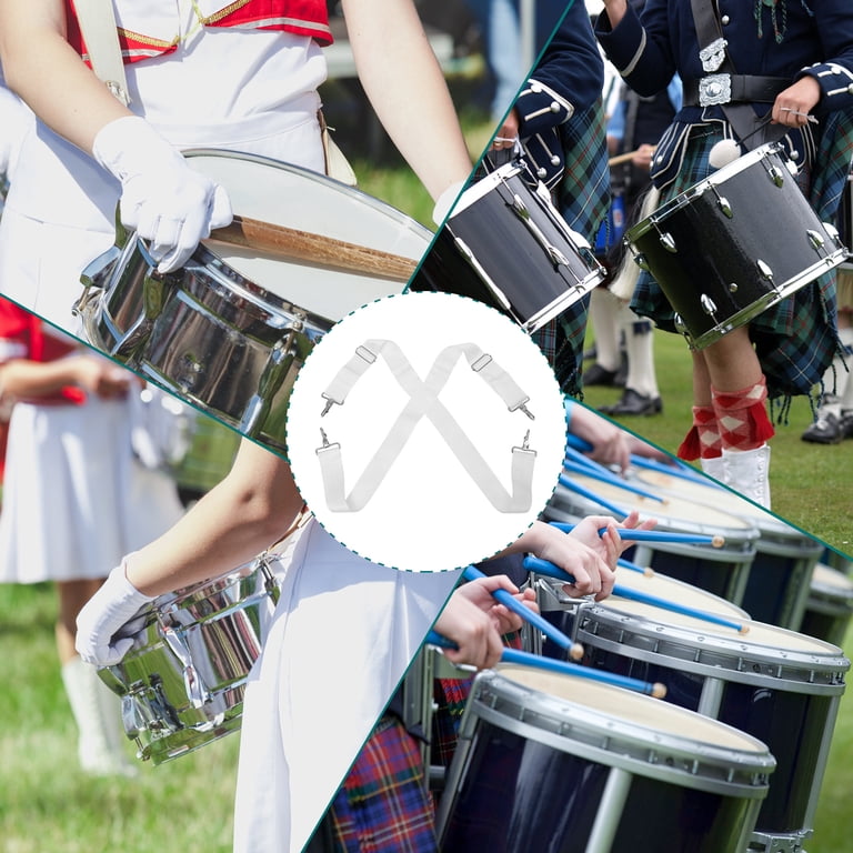 Aluminium Alloy Snare Drum Harness - Adjustable Height, Thick Shoulder Pad, For Marching Band