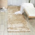 thumbnail image 2 of Nourison Urban Safari Pastel Mink Shag Area Rug (2'3 x 8'), 2 of 5