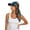 Blue, variant on Satin Paisley Print Scarf Visor Hat, Breathable Polyester Sun Protection Head Wrap Cap Adjustable Outdoor Head Coverage for Women