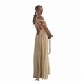 thumbnail image 3 of Women'S 2024 Summer Rope Knot Halter Party Dress Beige One size, 3 of 9