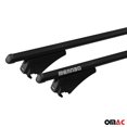 thumbnail image 4 of OMAC Top Roof Racks Cross Bars for Lexus NX 2015-2021 Black Aluminium 2 Pcs Anti-Theft for Travel Kayak Canoe Surf Ski Snowboard Camping, 4 of 7