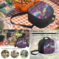 thumbnail image 6 of Yspwyqan Neon Retro Dinosaur 4Pcs Boys Backpack Set with Lunch Box Pencil Case Water Bottle Bag, 17 Inch Multi-Pocket Lightweight Kids Backpack for Elementary Middle School, 6 of 7