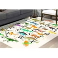 thumbnail image 2 of Dinosaur Rug, Dinosaur Lover Gift Rugs, Children Rug, Bath Rug, Personalized Rug, Cool Rug, Non Slip Rug, Bathroom Rug, Customs Rug, 2.6'x6.5' - 80x200 cm, 2 of 8