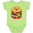 thumbnail image 3 of Inktastic Hamburger Kawaii Boys or Girls Baby Bodysuit, 3 of 5