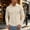 Beige, variant on Long Sleeve Polo Shirts for Men Versatile Fit Warm Fashion Collared Outdoor Shirt Casual Sport Pullover Comfortable Top