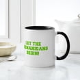 thumbnail image 6 of CafePress - Let The Shenanigans Begin Fre L Green Mugs - 11 oz Ceramic Mug - Novelty Coffee Tea Cup, 6 of 6
