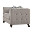 thumbnail image 4 of ACME Cyndi Chair w/Pillow in Tan Velvet, 4 of 4