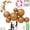 Gold Brown, variant on Reusable Balloon Garland Arch Kit, Inflatable Balloon Arch, Reusable Balloon Arch Inflatable, 3 PCS Linked PVC Balloon Garland, Easy Setup Party Decoration for Birthday Wedding (Gold Brown, 3 Balls)