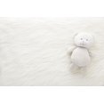 thumbnail image 2 of Home Decor Inc Mainstays Kids Faux Fur Rug White - 30" x 45", Soft Plush Faux Fur Area Rug, 2 of 3