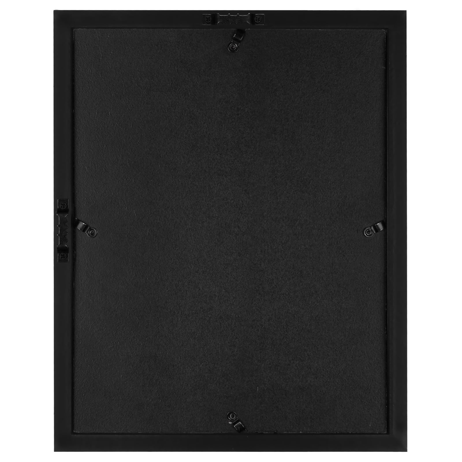 Americanflat 11x14 Shadow Box Frame in Black with Soft Linen Back - Engineered Wood with Shatter-Resistant Glass, and Hanging Hardware for Wall and Tabletop Display