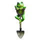 thumbnail image 1 of Frog Figurine Statue Outdoor Decoration Frog with Shovel Plant Decor Landscape Resin Sculpture Gift Art Accessories, 1 of 5