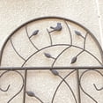 thumbnail image 5 of 4 Pack Metal Garden Trellis 86.7" x 19.7" Rustproof Trellis for Climbing Plants Outdoor Flower Support Brown, 5 of 11