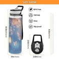 thumbnail image 3 of BZSMCE Sport Bottle Butterfly Among Glowing Lights Outdoor sports Water Bottle Size: 10.4x3in, 3 of 7