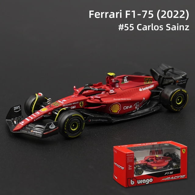 Bburago 1:43 2022 mercedes-amg W13 F1-75 C42 McLaren MCL36 RB18 F1 fórmula coche de carreras simulación estática Diecast Alloy Model Car Fivean unisex