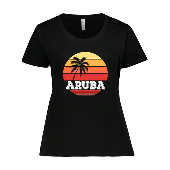 Inktastic Aruba Vacation Women's Plus Size T-Shirt