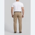 thumbnail image 3 of Men’s Khaki Chino Pants, Regular Fit Straight Leg Casual Work Trousers with Pockets, 3 of 5