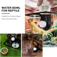 thumbnail image 4 of 2 unids Alimentadores de reptiles Lagarto Alimento Doble Contenedor Crawling PET Feeding Tool, 4 of 5