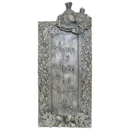 Home is Where Marble Resin Outdoor  Wall Art  Walmart  com