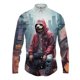 thumbnail image 2 of Camisas de manga larga con estampado 3D de antropomorfismo animal para hombre y mujer, camisas casuales de moda con solapas abotonadas, ropa unisex de gran tamaño, 2 of 5