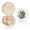 White, variant on Cool Cloud White Dragon Print Portable Jewelry Box,Round Mini Leather Travel Jewelry Case,Small Travel Jewelry Organizer,Jewelry Holder for Ring Necklace Earring for Women Girls-White