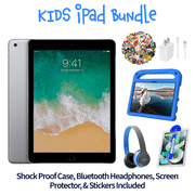 Restored Apple iPad 7, Adjustable Brightness, Backlit Display, Front-Facing Camera, Rear-Facing Camera, Touchscreen, Parental Controls, 10.2 inch 32GB Space Gray Wi-Fi A10 Fusion Tablet Computer