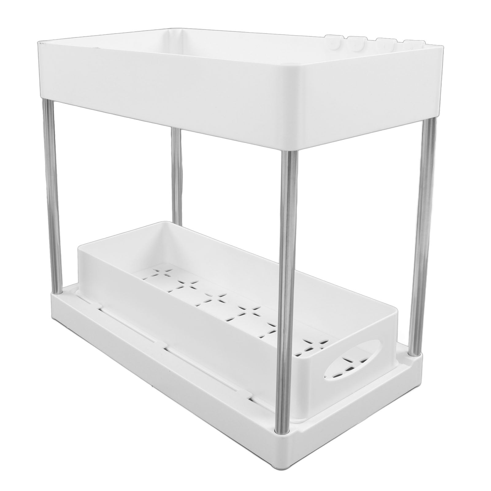 Ldyso Storage Rack PullOut Single Layer Under Sink Countertop