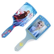 Disney Frozen 2 Anna & Elsa Girls Paddle Cushion Hair Brush, Set of 2 CUTE WIDE BRUSH