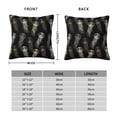 thumbnail image 2 of Pofeuu Jellyfish Print Double-sided plush pillowcase Square Throw Pillow Covers Pillows Cover for Living Room Bedroom Sofa Couch Cushion Cover（No pillow core）-12"x12", 2 of 7