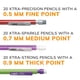 thumbnail image 4 of Lápiz mecánico BIC Variety Pack 0,5 mm 0,7 mm 0,9 mm (x60), 4 of 7