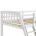 thumbnail image 3 of Harper & Bright Designs Solid Wood Twin Over Full Bunk Bed with Two Storage Drawer, Removable Ladder and Safety Guardrail for Kids, Teens, Adults, Convertible to 2 Separated beds, 3 of 8