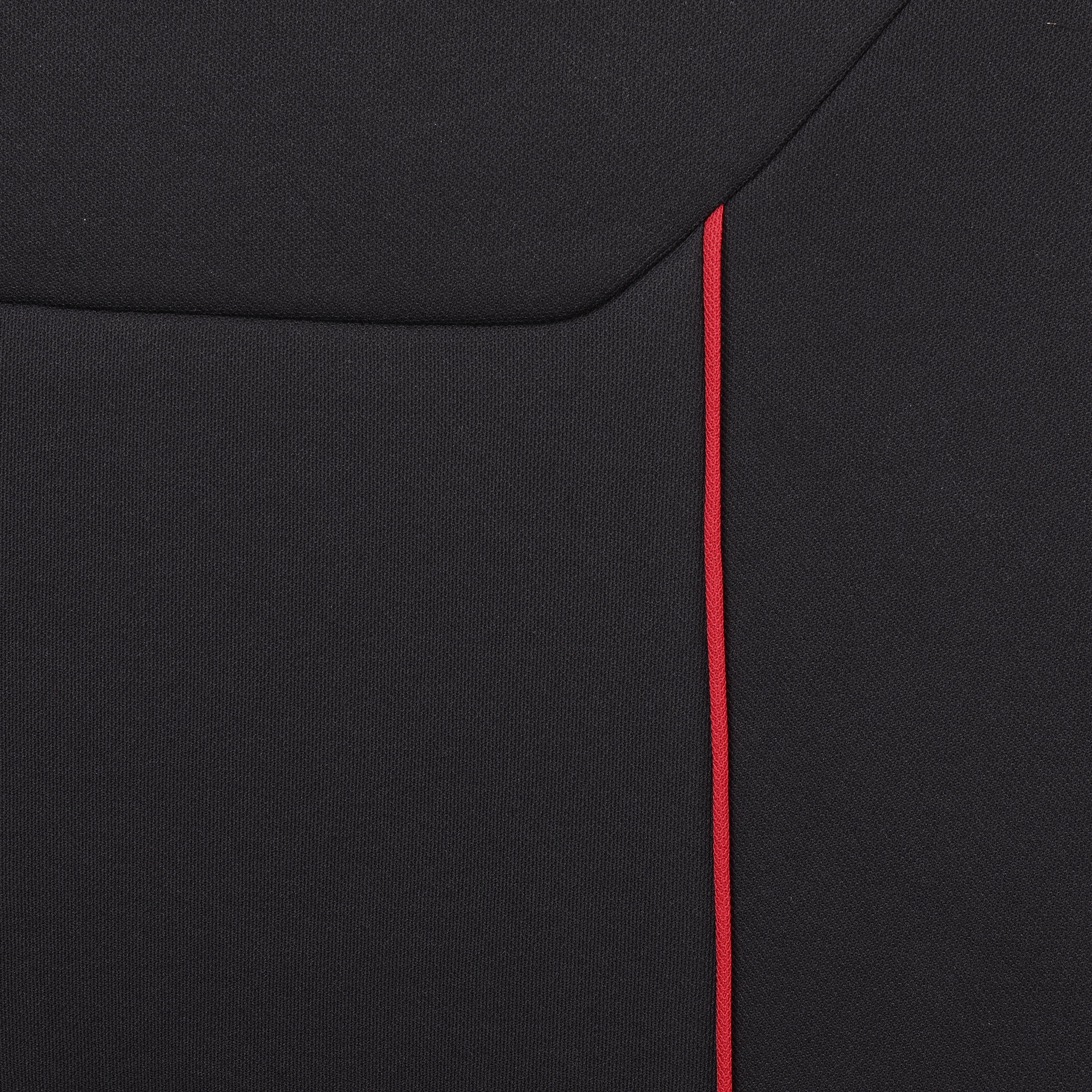 Auto Drive Red Piping with black Fabric Full Set Car Seat Covers,Front and Rear Split Bench,Universal Fit for Cars Trucks and SUVs