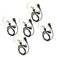 thumbnail image 5 of Acoustic Tube Headphone Transparent Radiation Reduction Portable Air Acoustic Tube Headset for Motorola Walkie Talkie 5 Pcs, 5 of 5