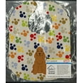 thumbnail image 2 of Carolines Treasures BB5924BIB Pawprints Cocker Spaniel Red Baby Bib, 2 of 3