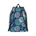 thumbnail image 3 of Daiia Bohemian Mandala Vintage Canvas Backpack for Men and Women ,Hiking Backpack,Travel Laptop Bag for School,Large Capacity Backpack, 3 of 8