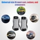 thumbnail image 5 of Sidaley 4 piezas de funda de asiento de coche Universal transpirable vehículo negro gris Interior estampado de neumáticos en relieve Ventana automotriz, 5 of 6
