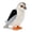 Black-winged Kite, variant on PuffPurrs Pink Spoonbill Stuffed Animal, Realistic Sitting Wading Bird Plush, Wildlife Gift and Display, 11.8 in / 30 cm