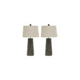 thumbnail image 2 of Ashley Furniture Lampe de Table Sinda Poly en Gris (Lot de 2), 2 of 3