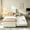 Beige, variant on AUU Twin Size Upholstered Pull-Out Sofa Bed with High Padded Back, Hidden Trundle & Vertical Striped Design – Space-Saving Chenille Guest Bed Single to Double for Bedroom or Guest Room