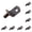 C, variant on VetlifeHome 10Pcs Shelf Support Pegs L-Shaped Support Bracket Pegs Shelf Pin with Rubber Sleeve