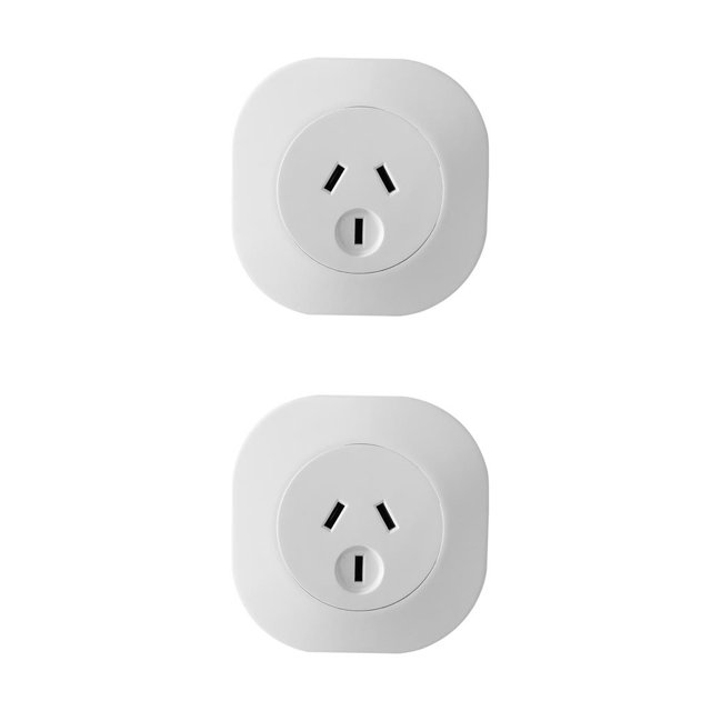 Sidaley Enchufe WiFi Tuya de 2,4 Ghz, toma de corriente con Control remoto inalámbrico, 16A, Control de voz, temporizador, toma de corriente con Control Type2 NO2