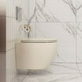thumbnail image 4 of DeerValley  Liberty 1.59 GPF Wall Hung Elongated Toilets Included Seat Bone, 4 of 5