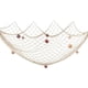 thumbnail image 1 of Estilo mediterráneo, fuertes sentimientos amorosos del mar Mediterráneo con red de pesca náutica y algodón para una decoración única del hogar, fondo fotográfico y decoración de fiesta pirata, 1 of 5