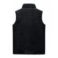 thumbnail image 3 of Dpytoraw Men's Full Zip Fleece Vest Winter Warm Lined Sleeveless Outerwear, 3 of 4