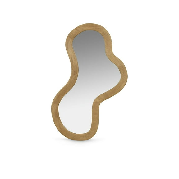 Meridian Furniture Oblique Oak Mirror