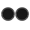 thumbnail image 2 of 2PCS Bling Car Cup Coaster, Bling Car Interior Accessories 2.75 Pulgadas, Rhinestone Antideslizante Insert Coaster Drink Pads, Adecuado para Mayorí Soledad Posavasos Bling Car, 2 of 9